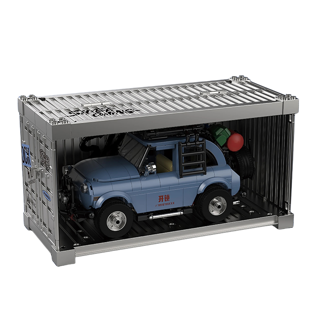 MINI 1000 WITH DISPLAY CONTAINER brick model kit