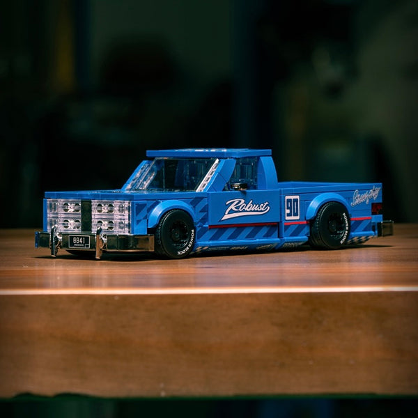 KAIDO PICKUP TRUCK WITH DISPLAY CONTAINER brick model kit