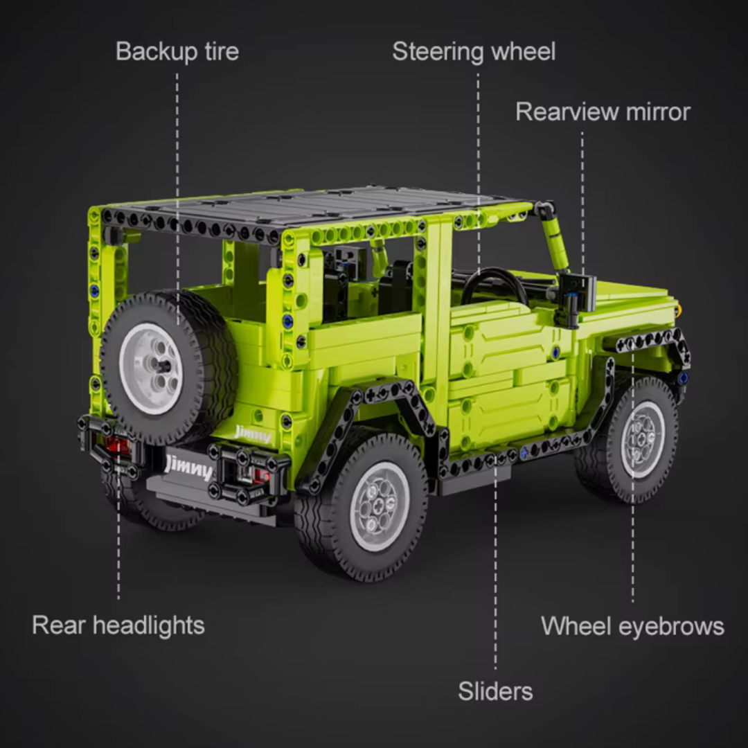 SUZUKI JIMNY motorised brick model kit