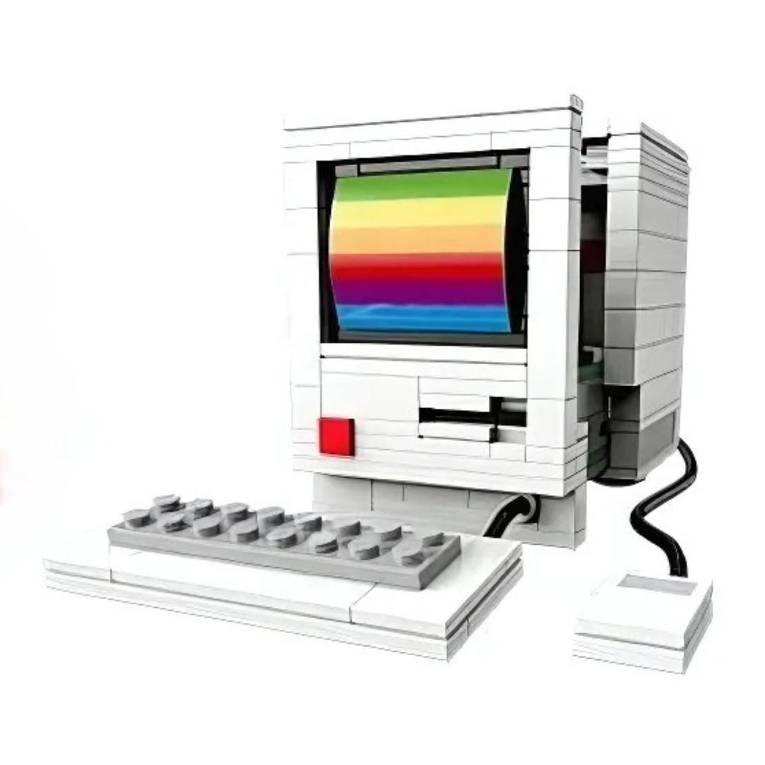 RETRO COMPUTER brick model kit