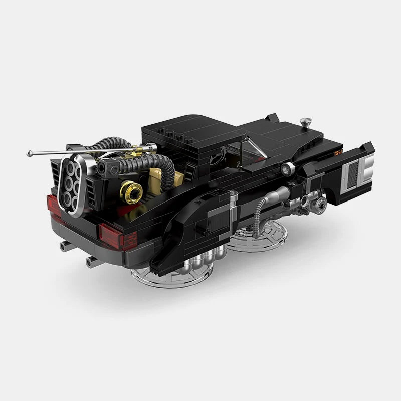 FUTURISTIC CHARIOT WITH DISPLAY CONTAINER brick model kit