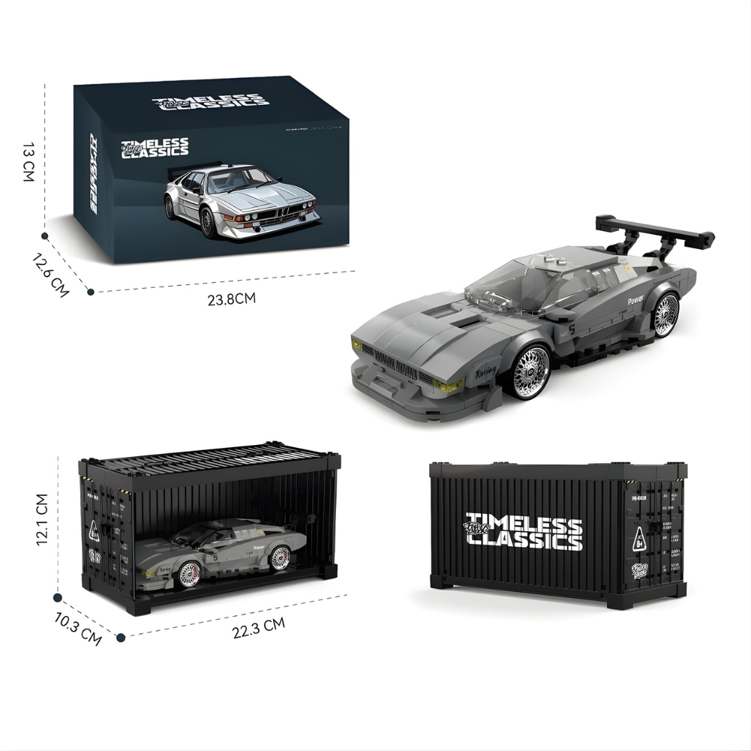 PROCAR WITH DISPLAY CONTAINER brick model kit