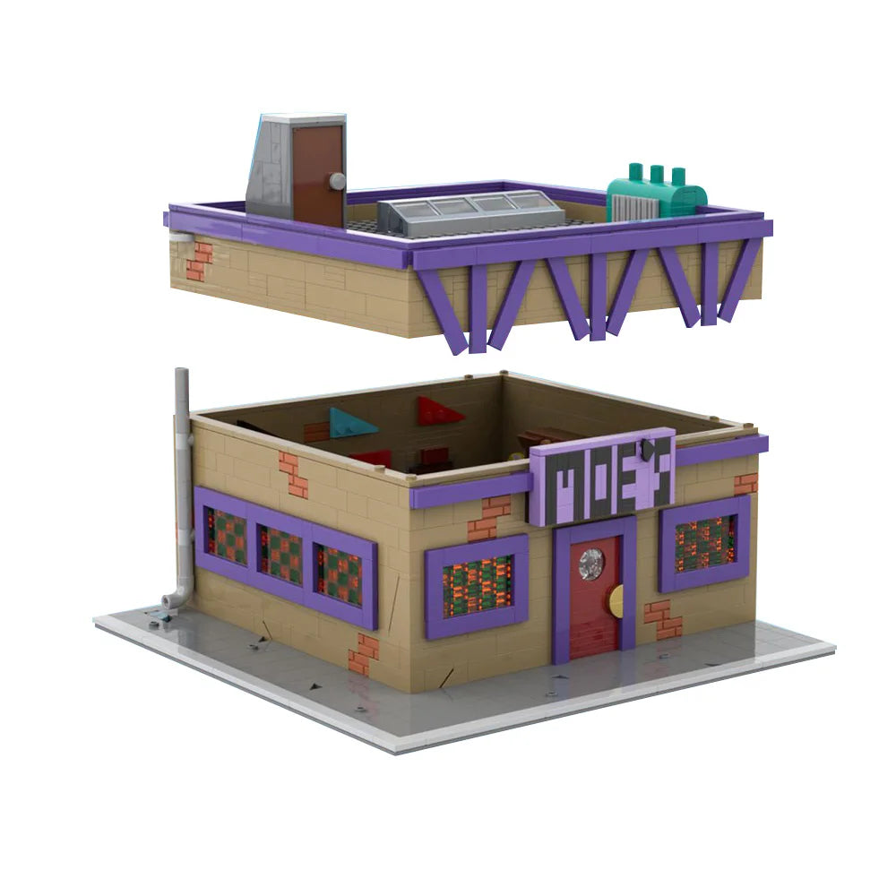 MOE'S TAVERN brick model kit