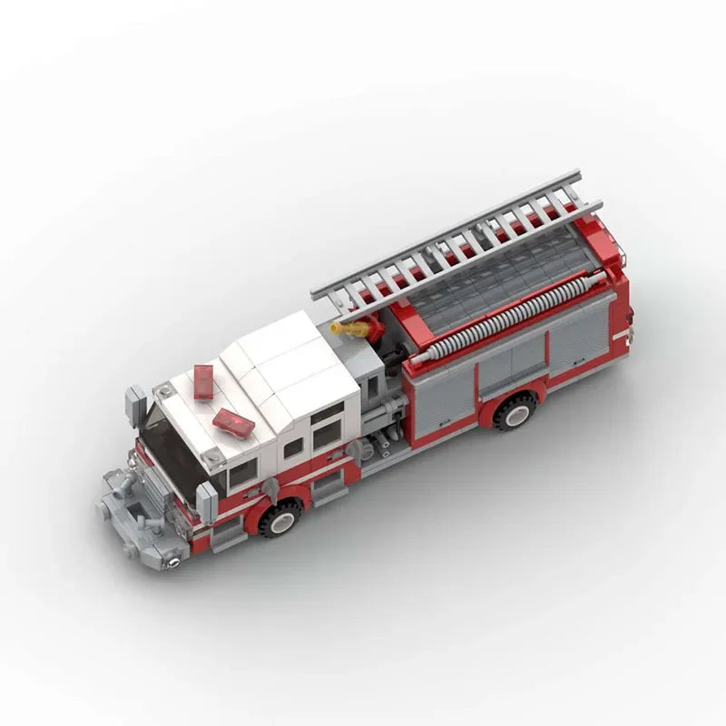 FIRE TRUCKS brick model kit
