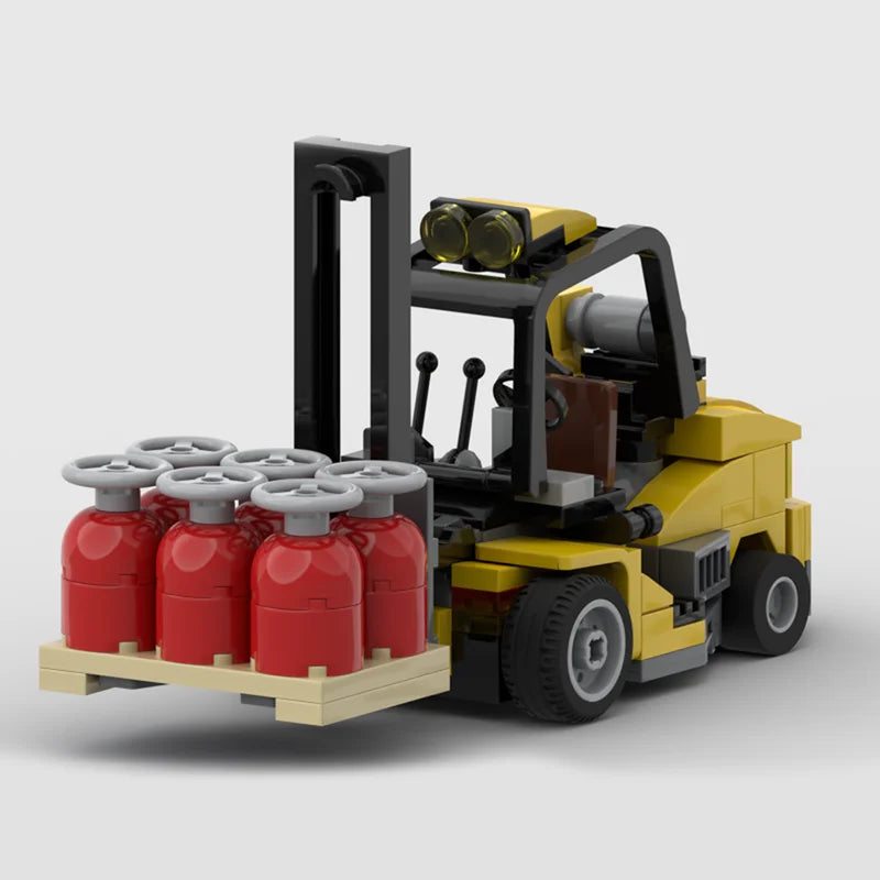 FORKLIFT brick model kit