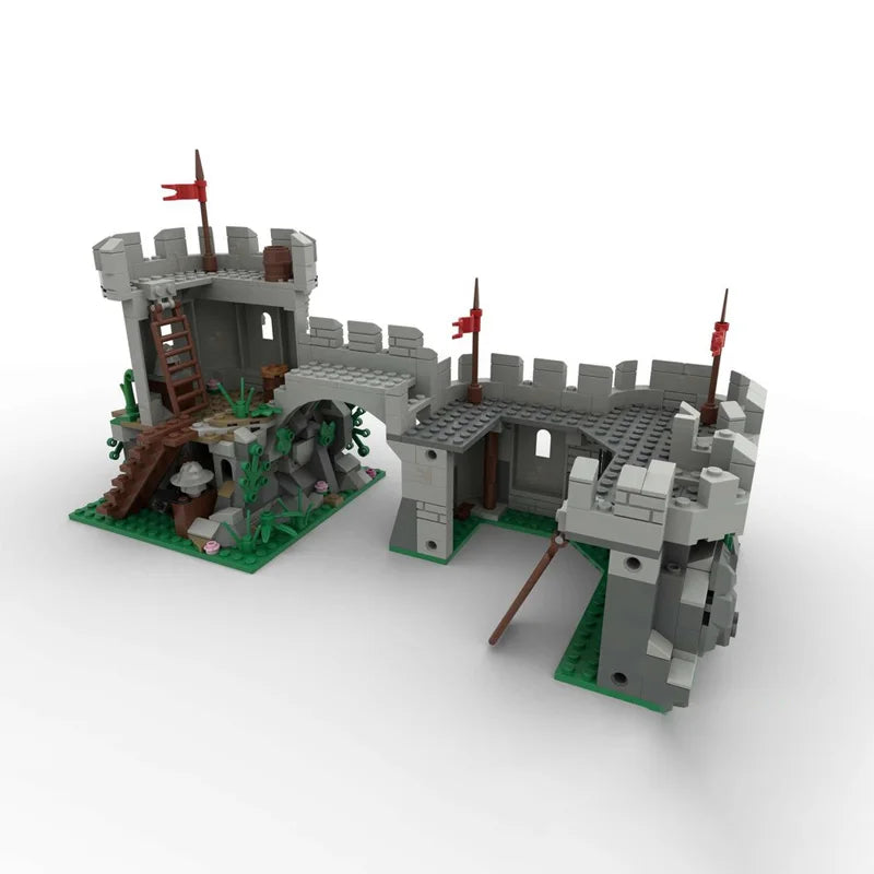 MEDIEVAL CASTLE OUTPOST brick model kit