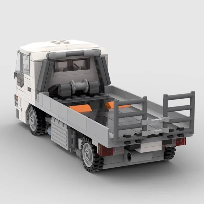 ISUZU ELF CAR CARRIER brick model kit