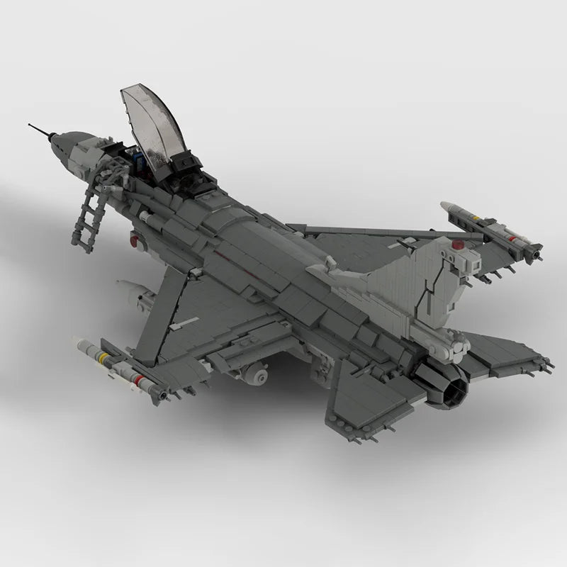 F-16C BLOCK 50 FIGHTING FALCON AIRCRAFT brick model kit