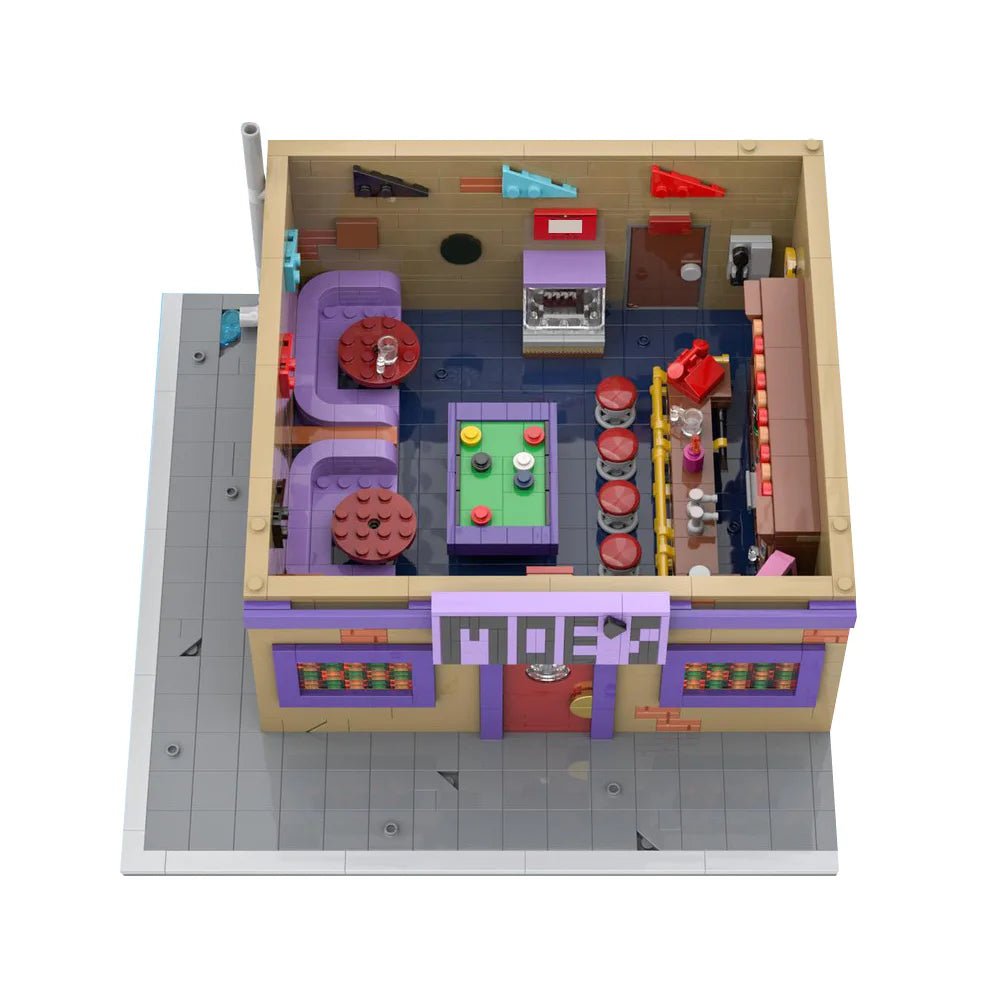 MOE'S TAVERN brick model kit