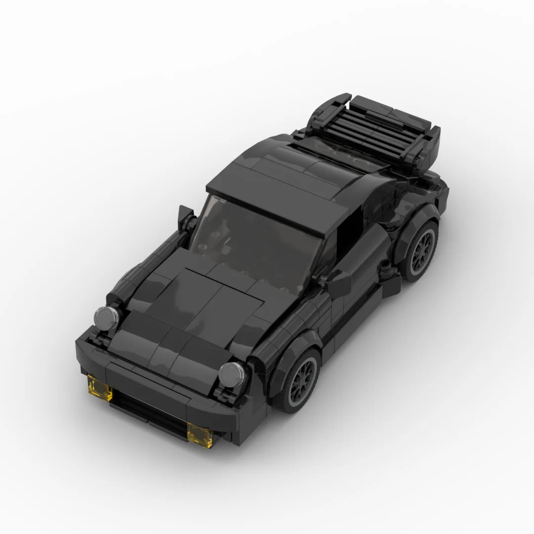 PORSCHE 911 TURBO - BLACKBIRD brick model kit