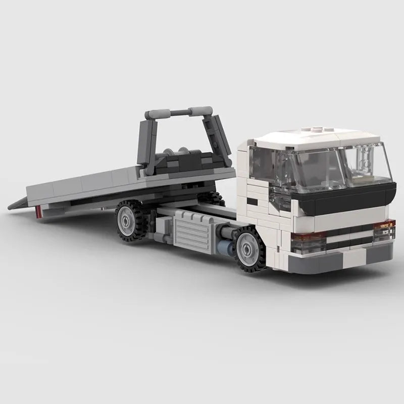 ISUZU ELF CAR CARRIER brick model kit
