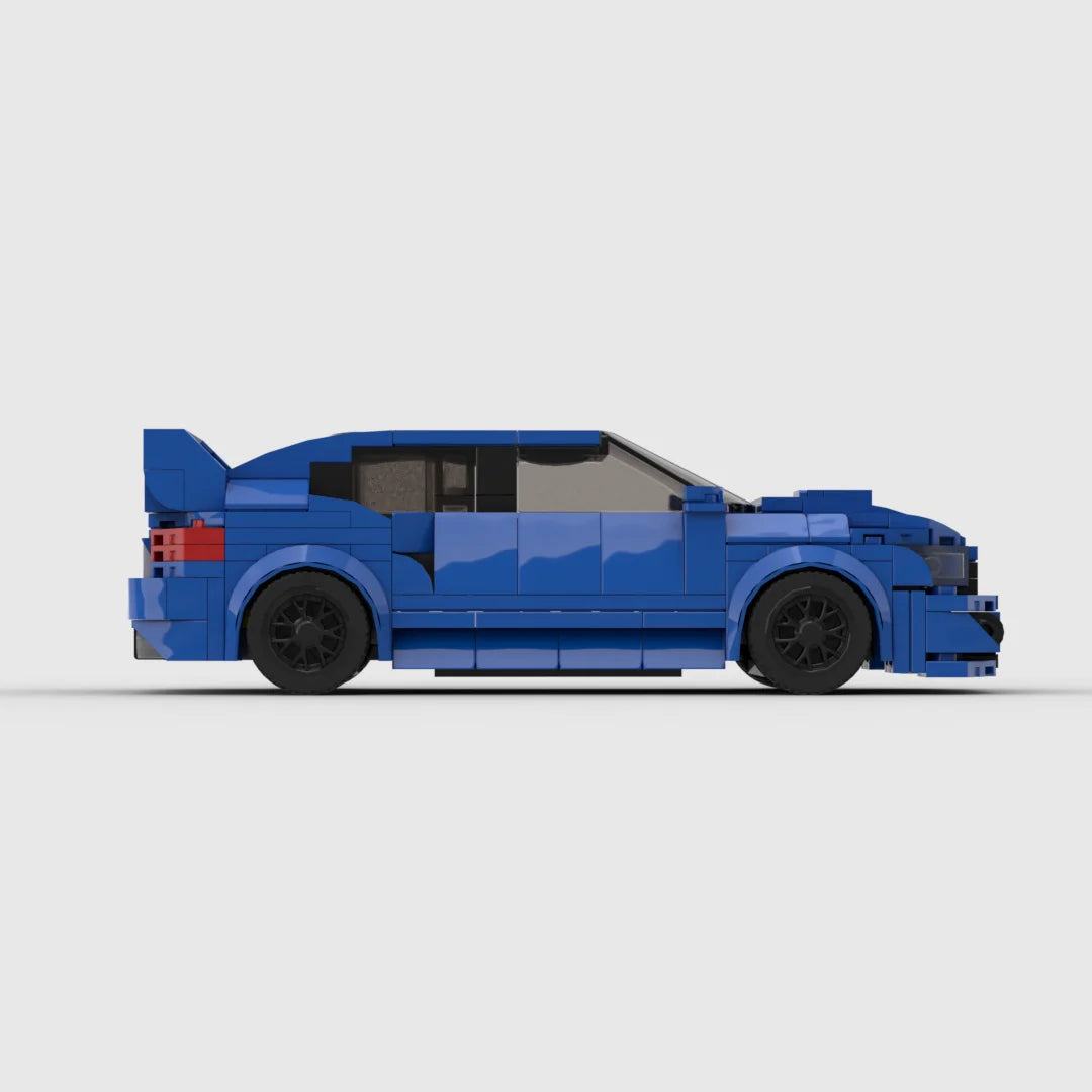 SUBARU JDM STI brick model kit
