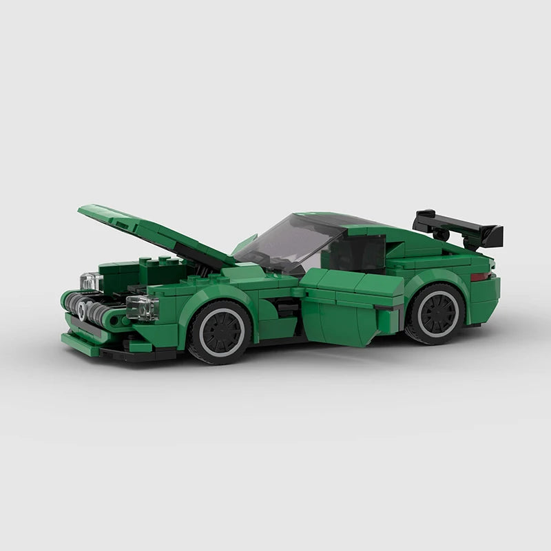 MERCEDES AMG GT R brick model kit