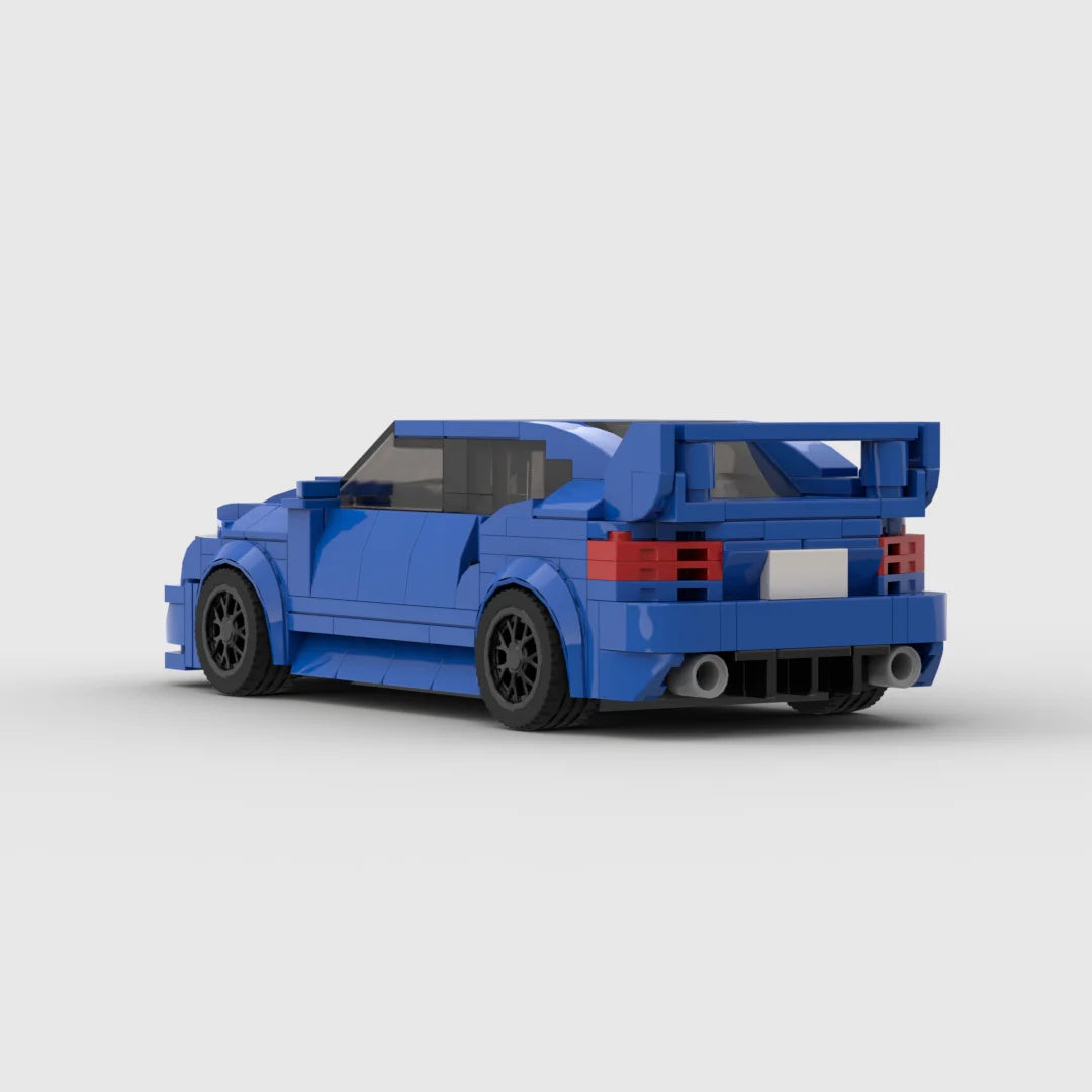 SUBARU JDM STI brick model kit