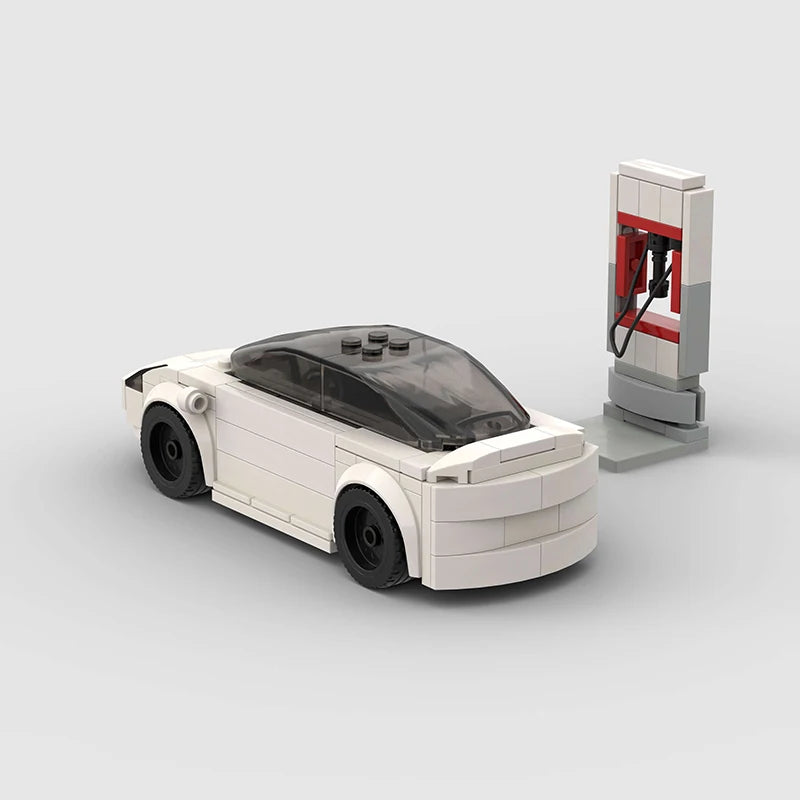TESLA MODEL S brick model kit