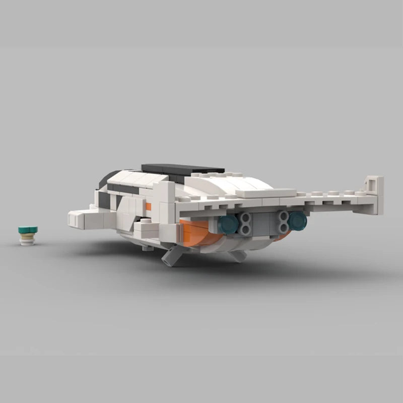 DOLPHIN SPACESHIP brick model kit