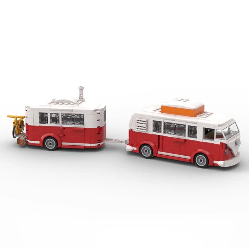 VW T1 CAMPER VAN brick model kit