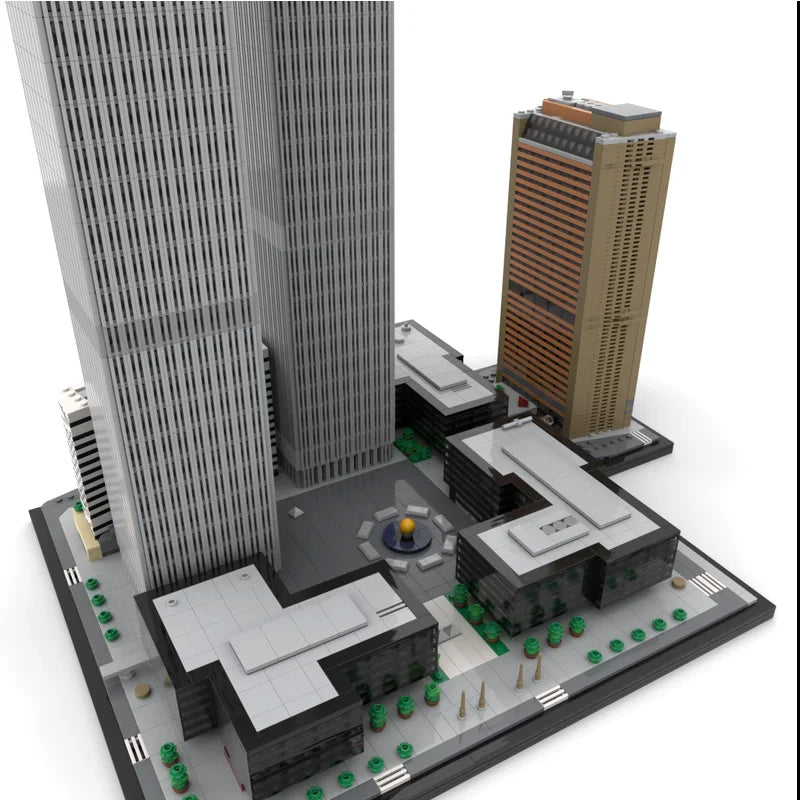 WORLD TRADE CENTER COMPLEX brick model kit