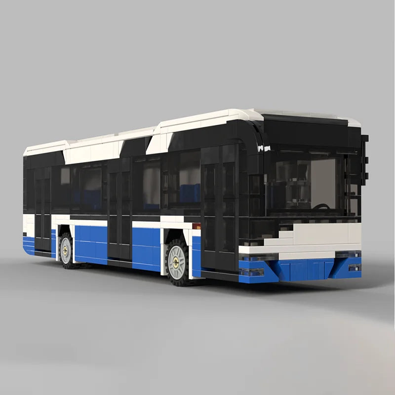 LOW-FLOOR BUS brick model kit