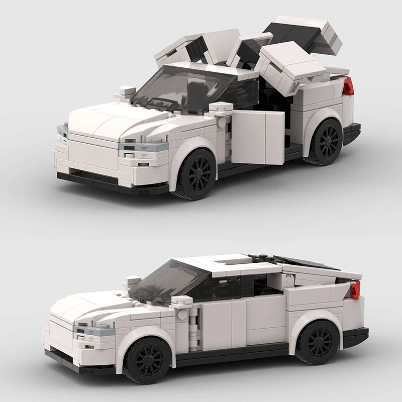TESLA MODEL X brick model kit