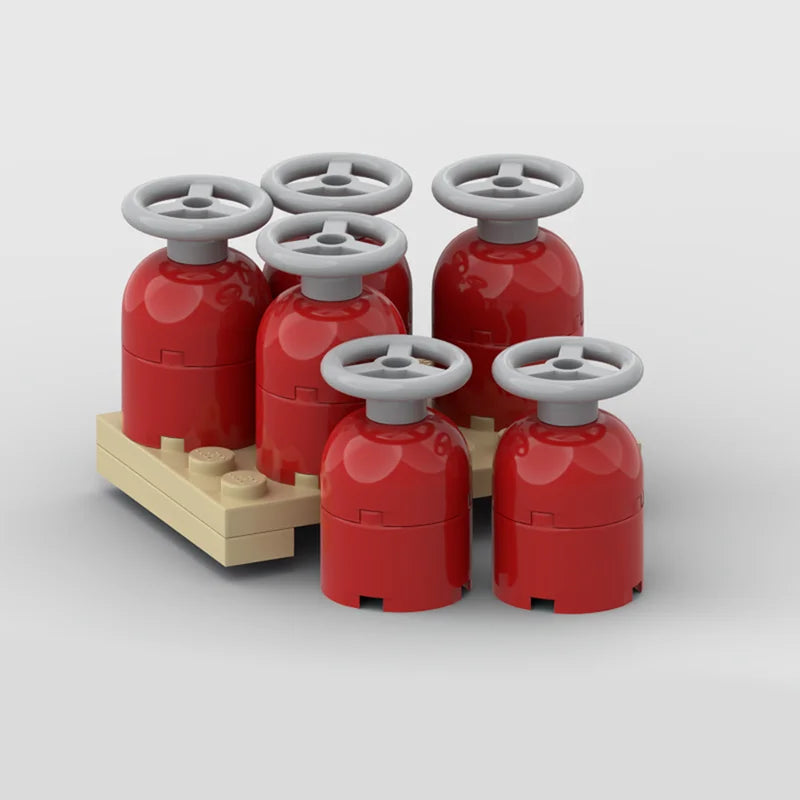 FORKLIFT brick model kit