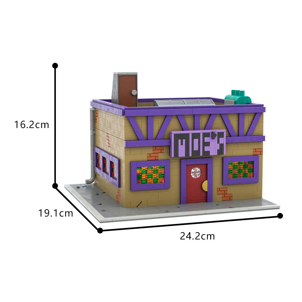 MOE'S TAVERN brick model kit