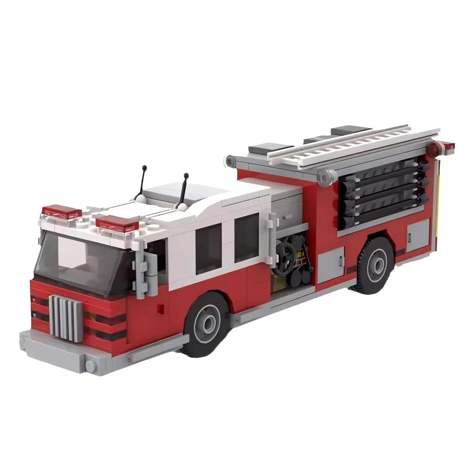 FIRE TRUCKS brick model kit