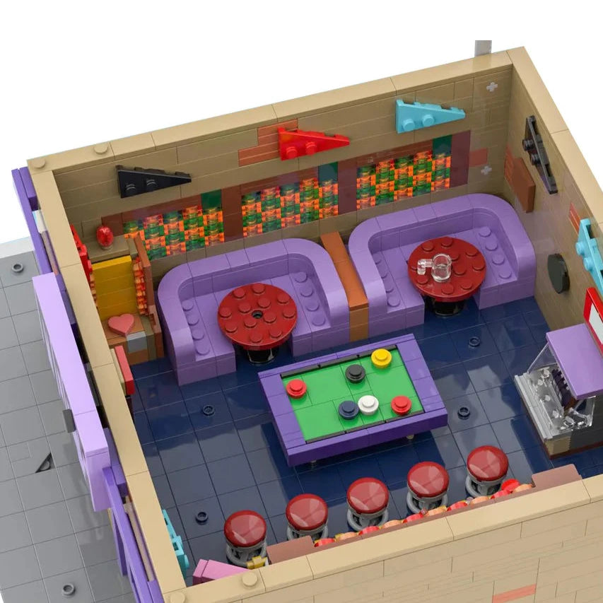 MOE'S TAVERN brick model kit