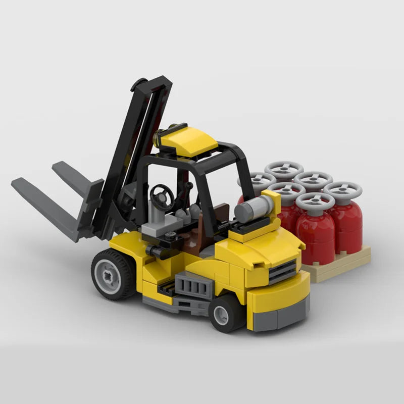 FORKLIFT brick model kit