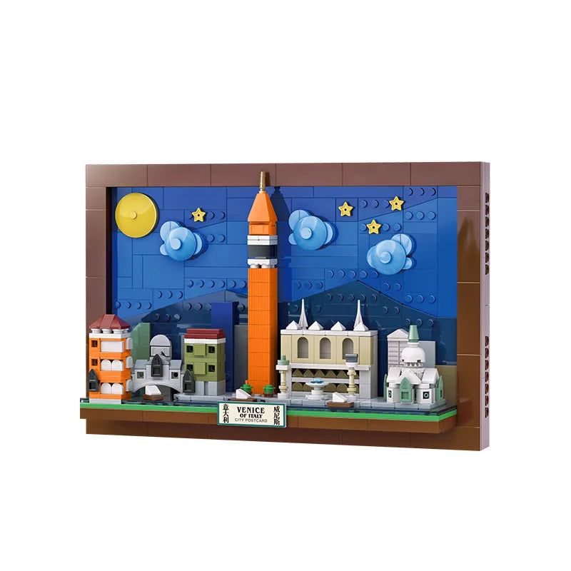 VENICE POSTCARD brick art