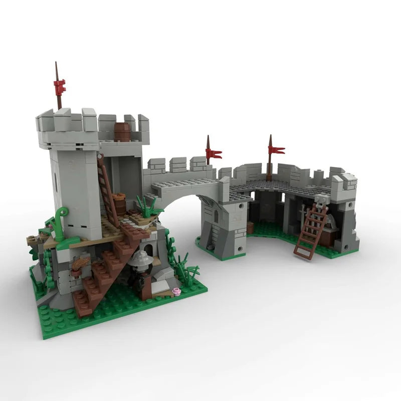 MEDIEVAL CASTLE OUTPOST brick model kit