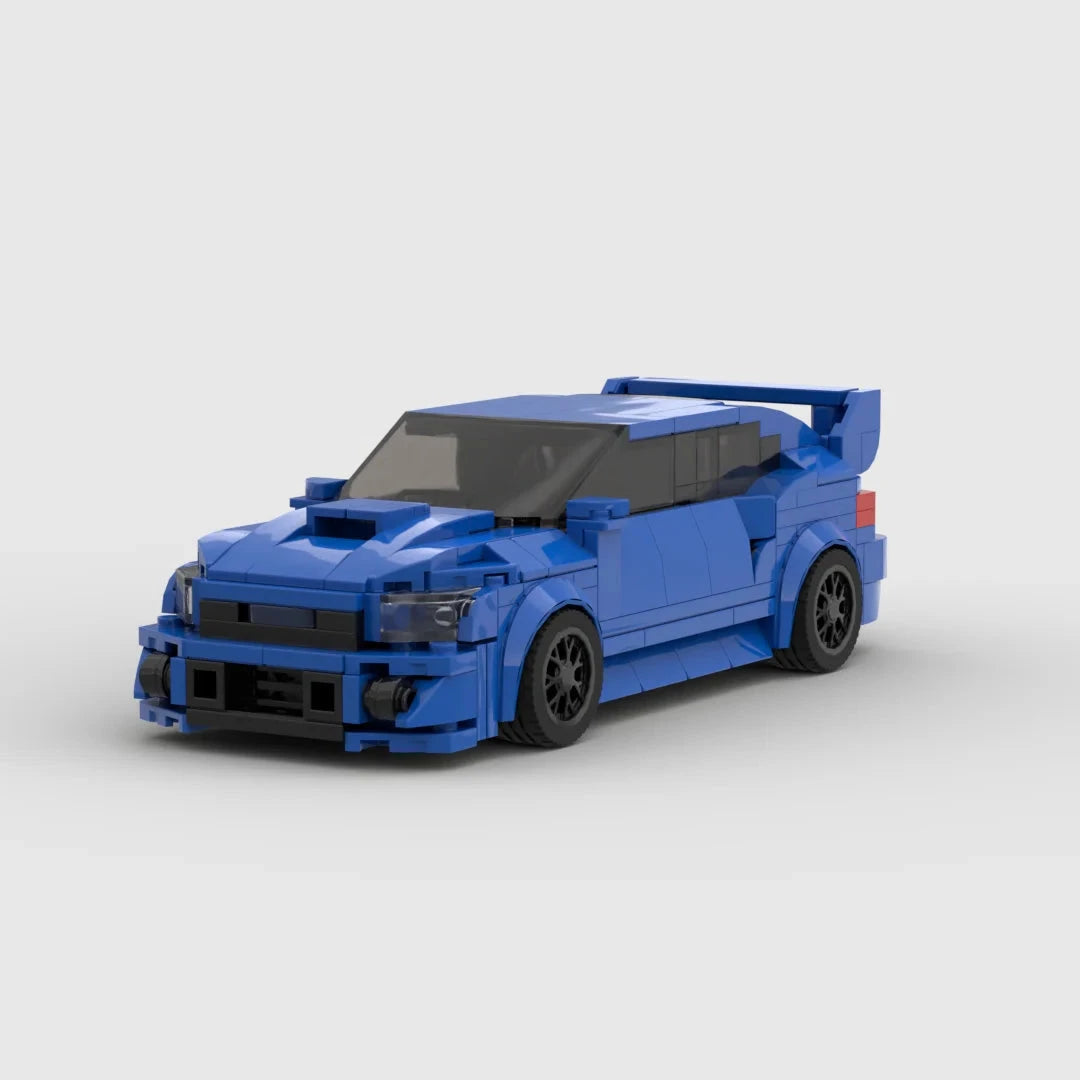 SUBARU JDM STI brick model kit
