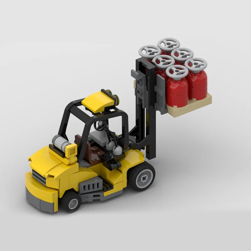 FORKLIFT brick model kit