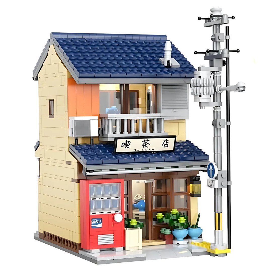 JAPANESE TEA SHOP brick model kit