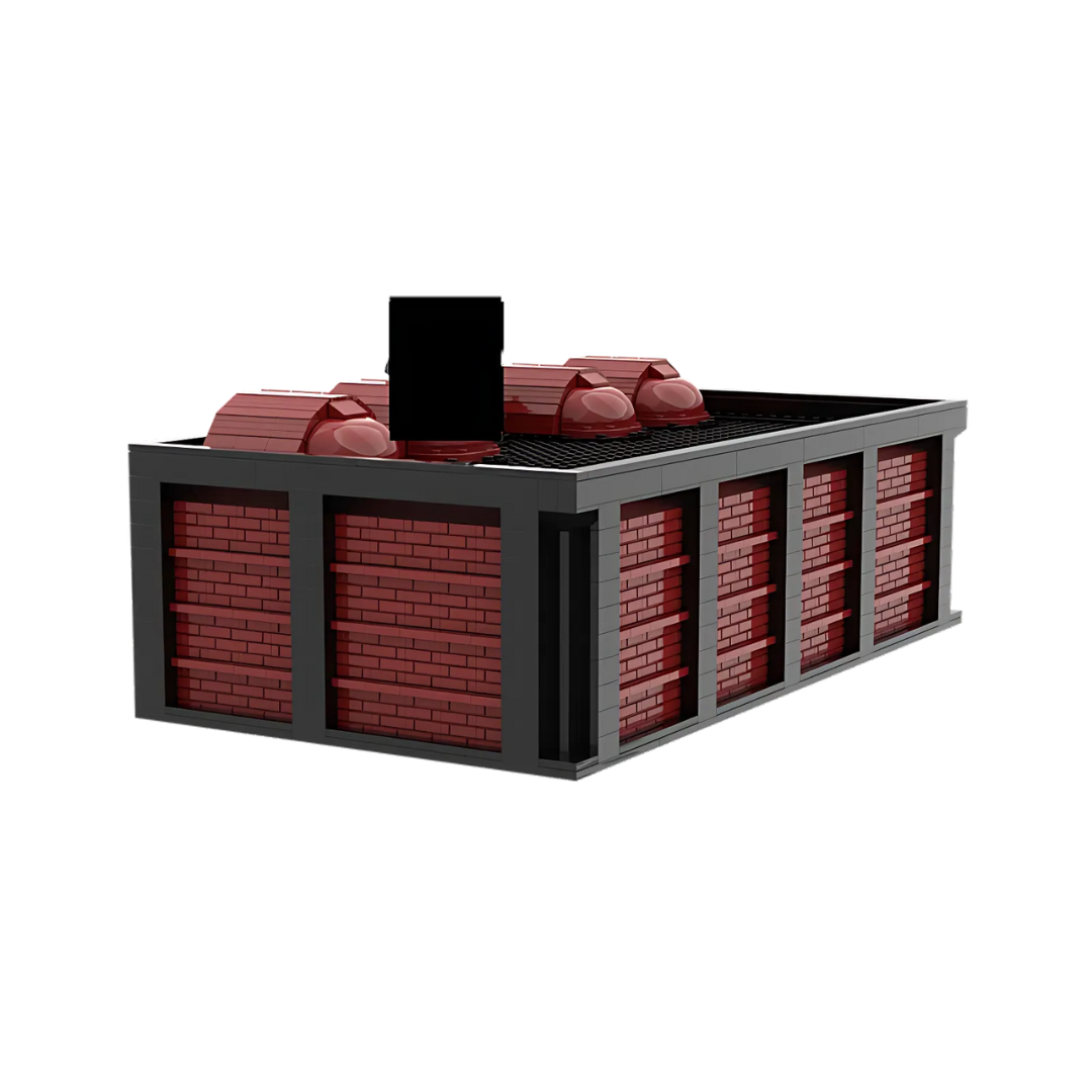 AUTO REPAIR SHOP brick model kit