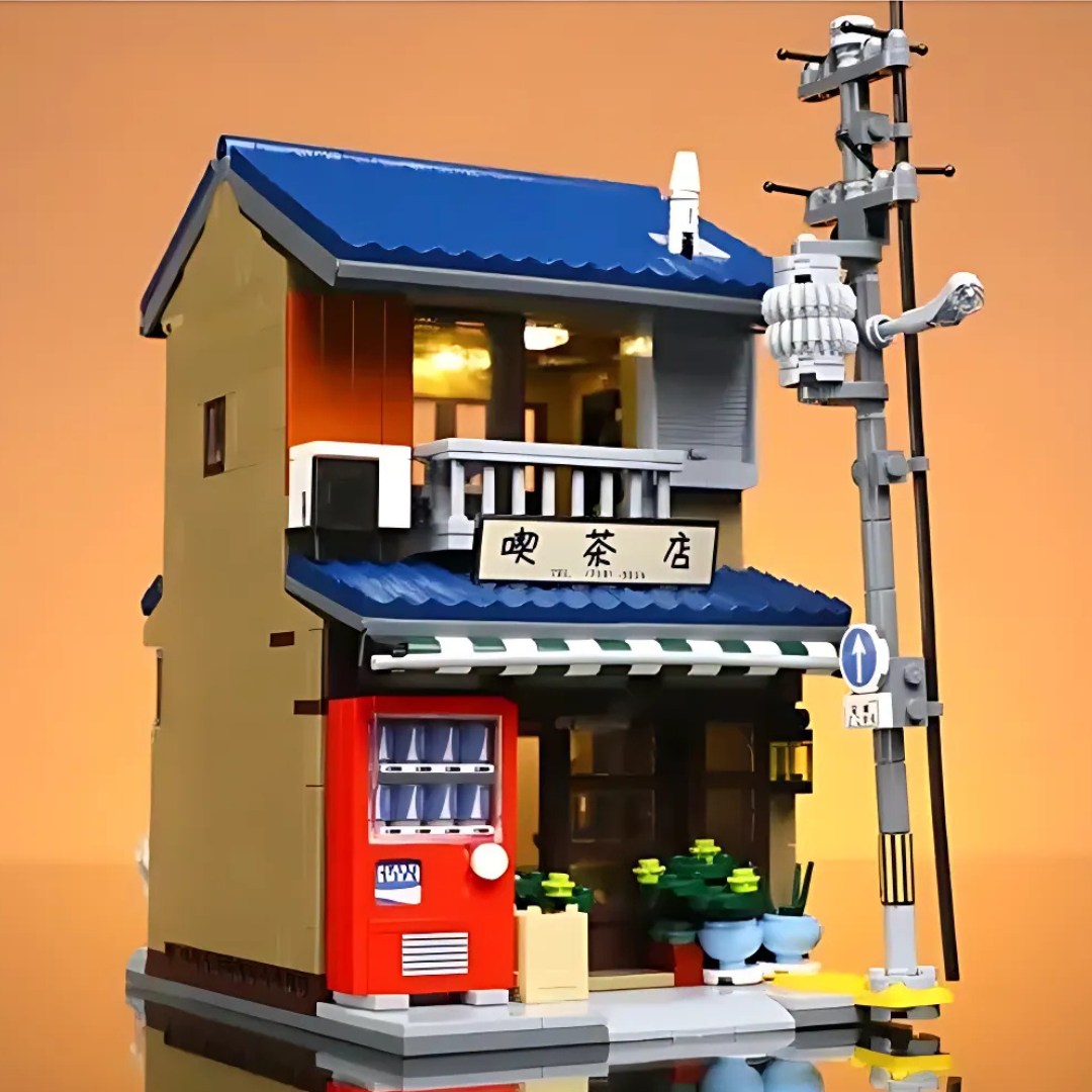 JAPANESE TEA SHOP brick model kit