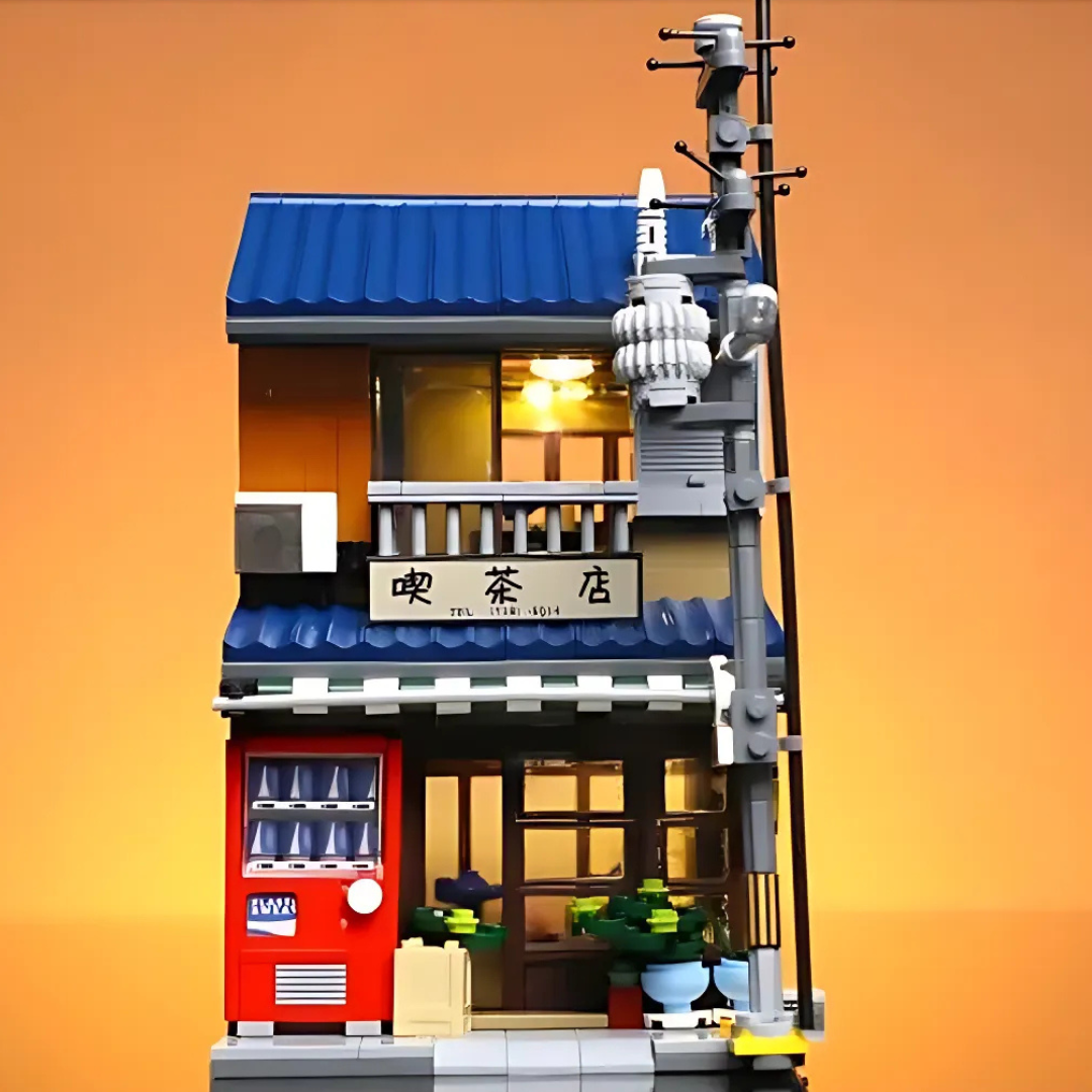 JAPANESE TEA SHOP brick model kit