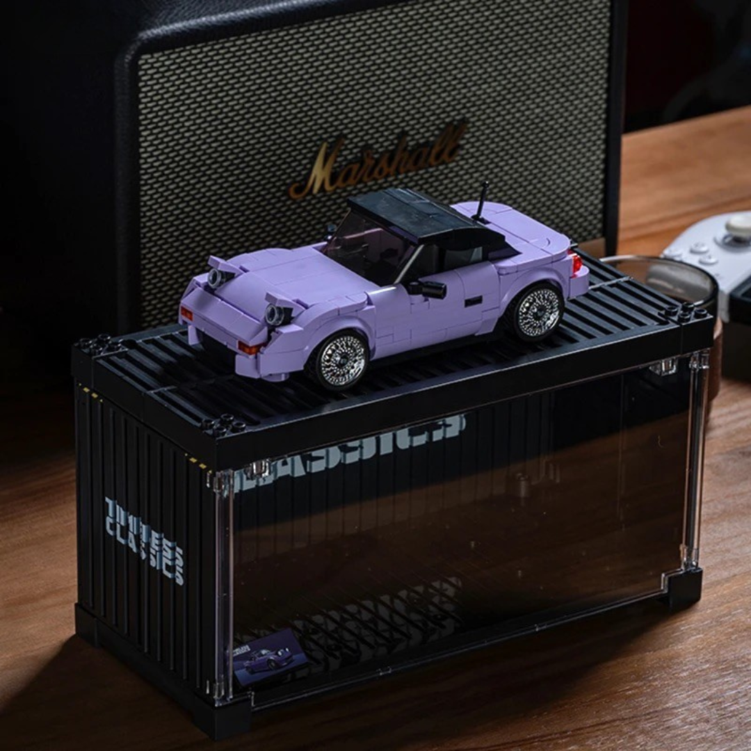 MAZDA MX-5 MIATA WITH DISPLAY CONTAINER brick model kit
