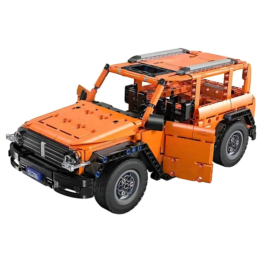 OFF-ROAD TANK SUV motorised brick model kit