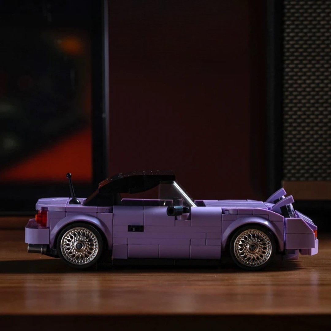MAZDA MX-5 MIATA WITH DISPLAY CONTAINER brick model kit