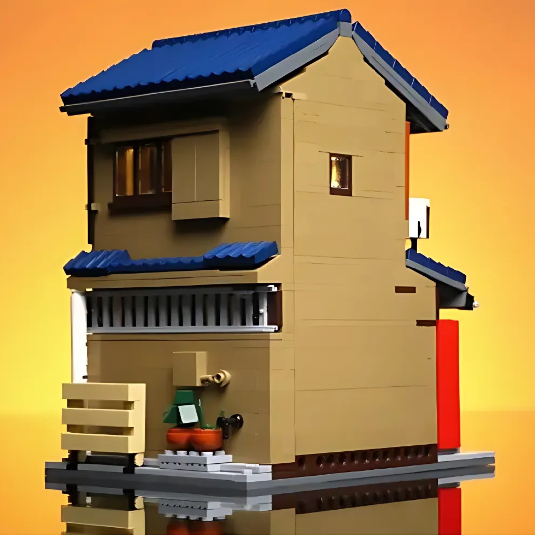 JAPANESE TEA SHOP brick model kit