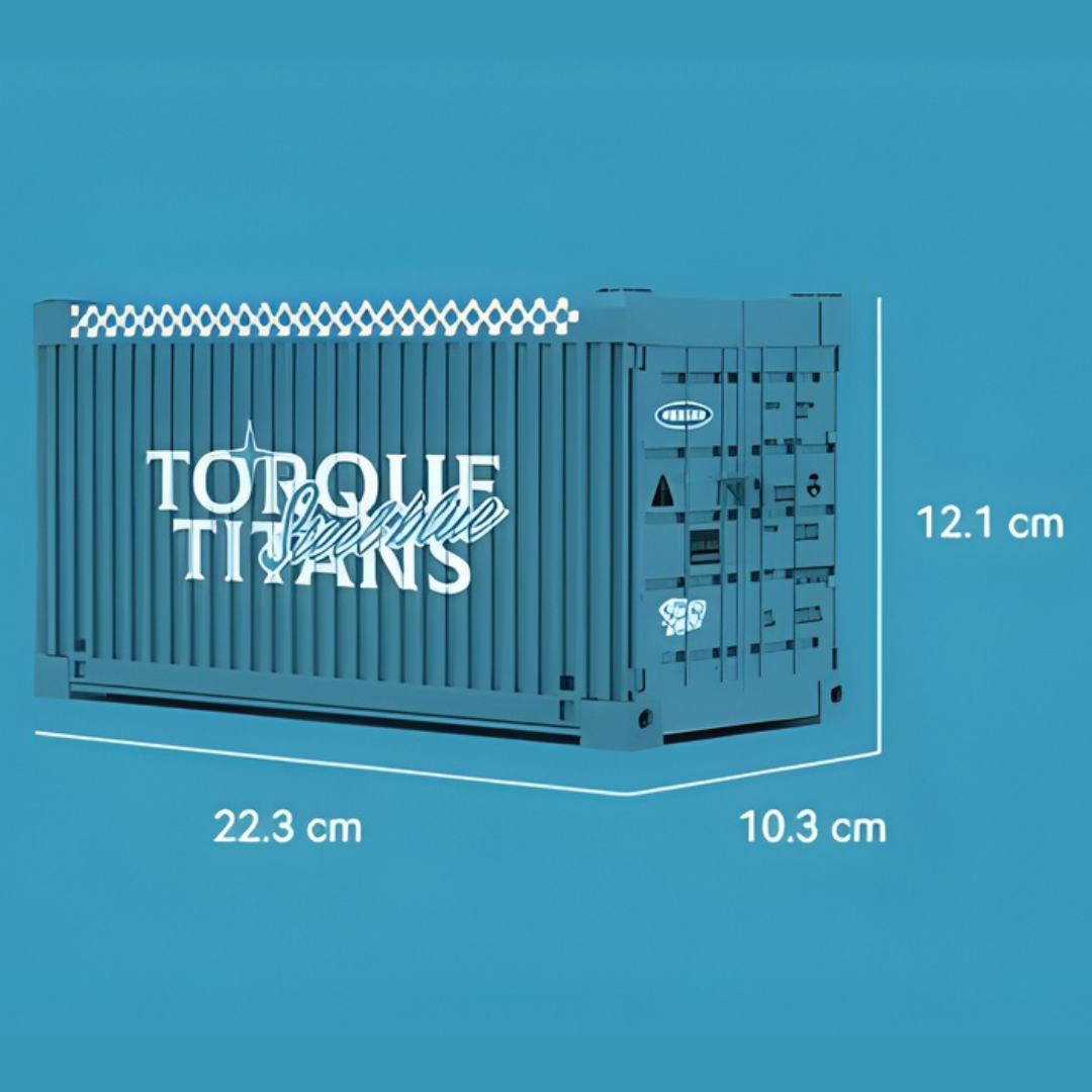 RETRO PICKUP TRUCK WITH DISPLAY CONTAINER brick model kit