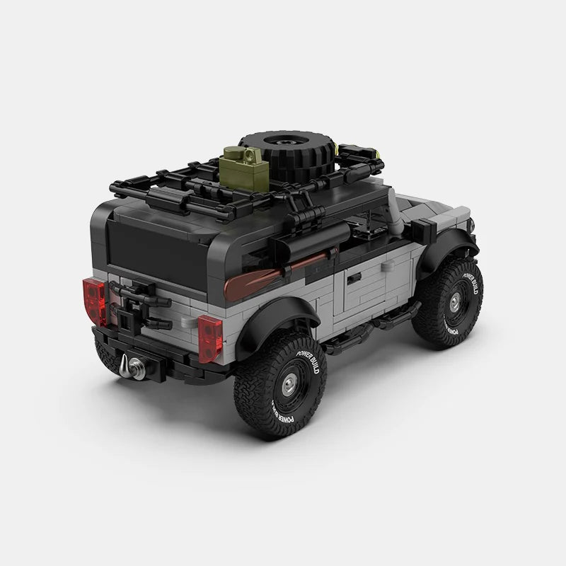 FORD BRONCO WITH DISPLAY CONTAINER brick model kit