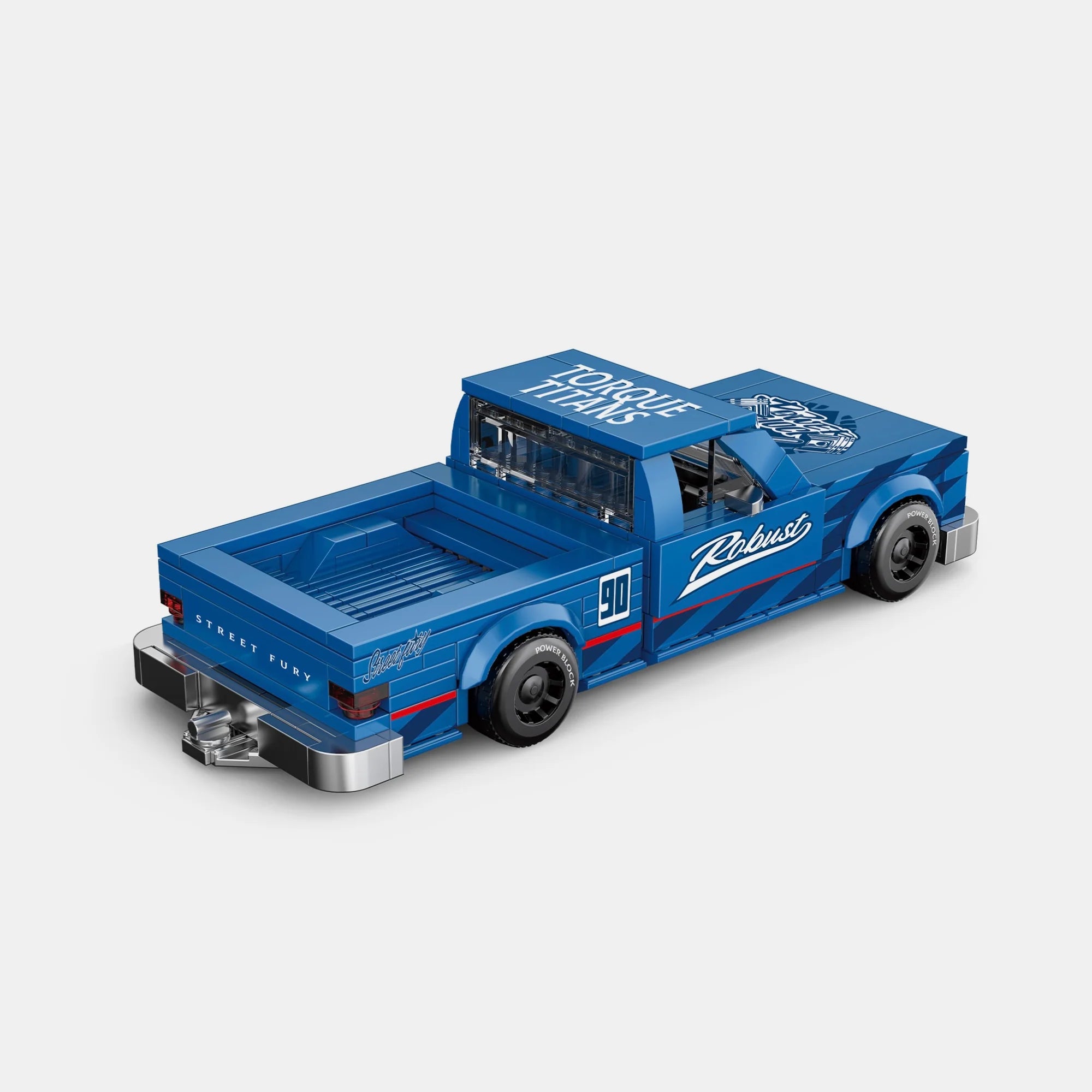 KAIDO PICKUP TRUCK WITH DISPLAY CONTAINER brick model kit