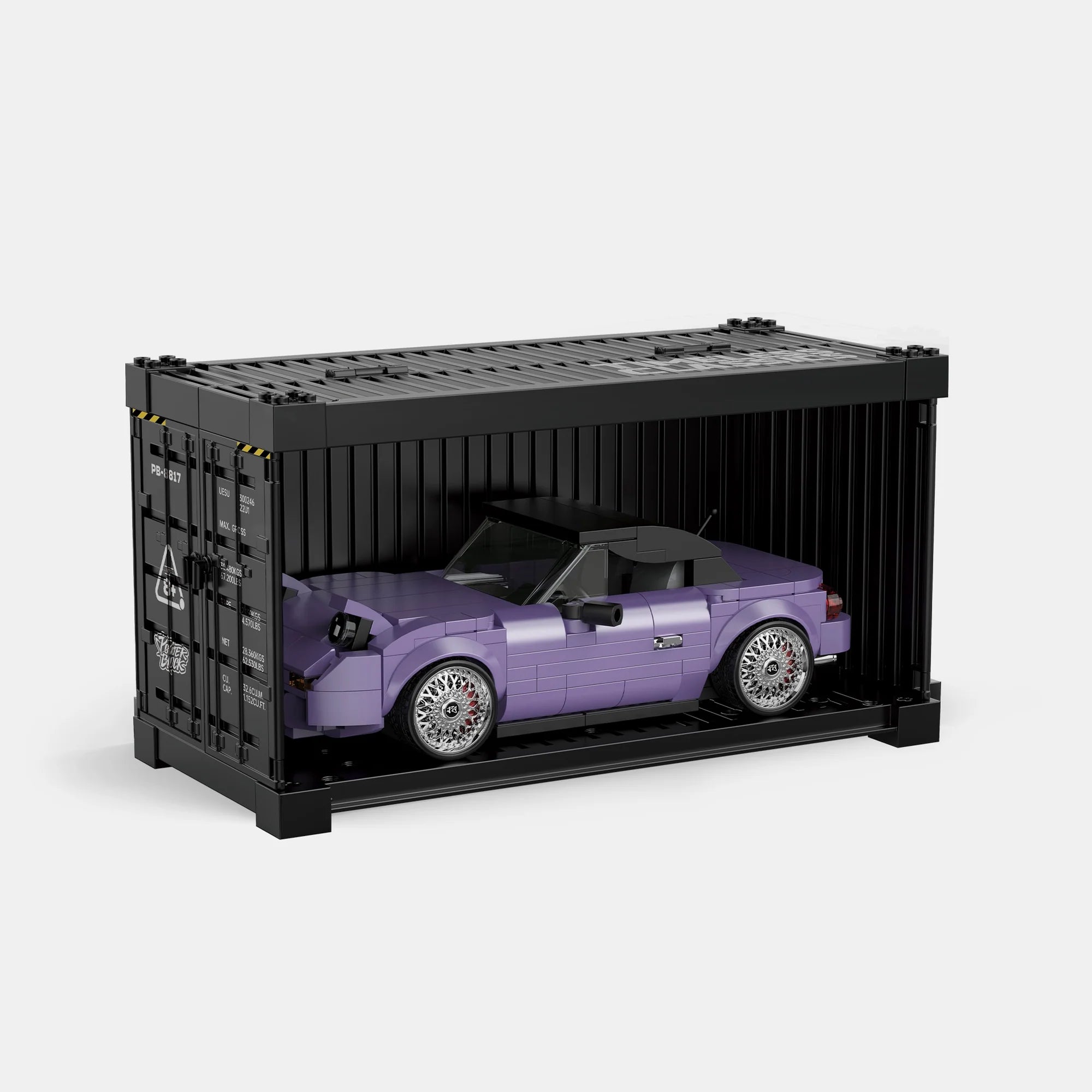 MAZDA MX-5 MIATA WITH DISPLAY CONTAINER brick model kit