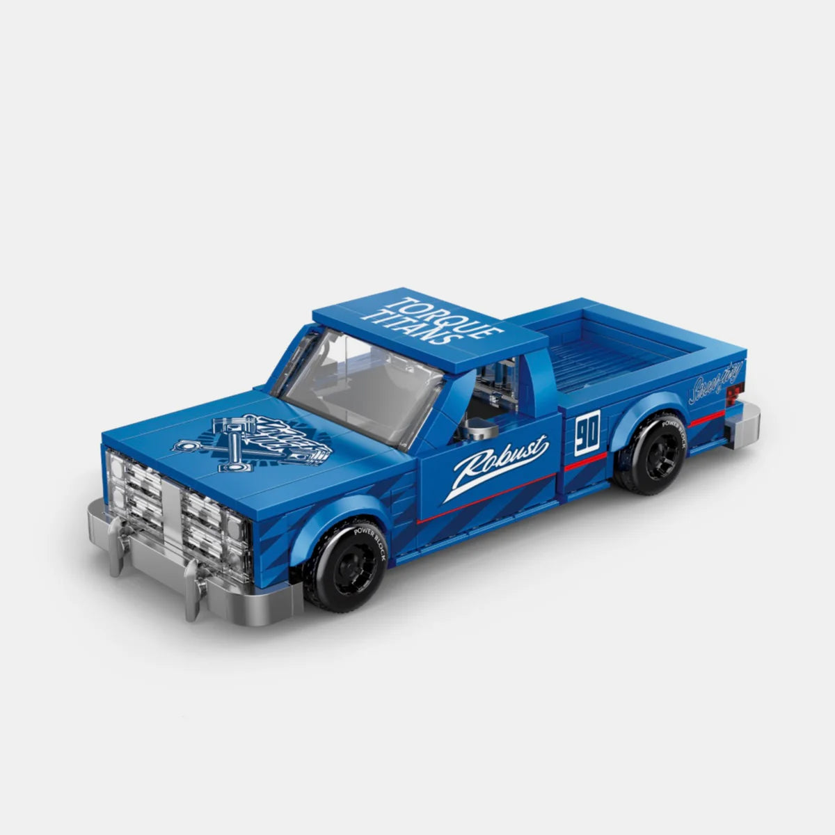 KAIDO PICKUP TRUCK WITH DISPLAY CONTAINER brick model kit