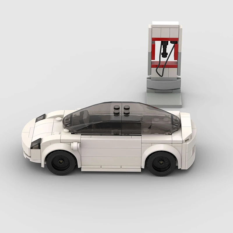 TESLA MODEL S brick model kit