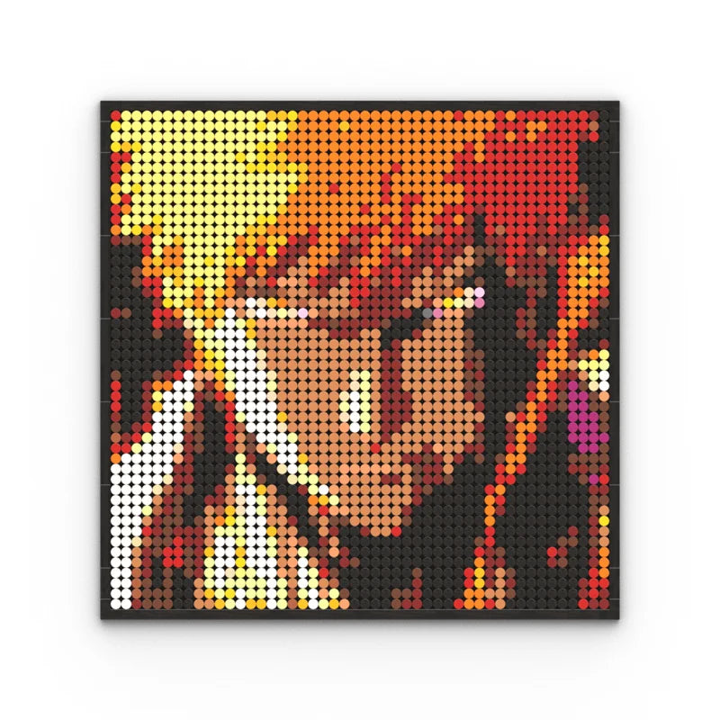 FLAME WARRIOR pixel art