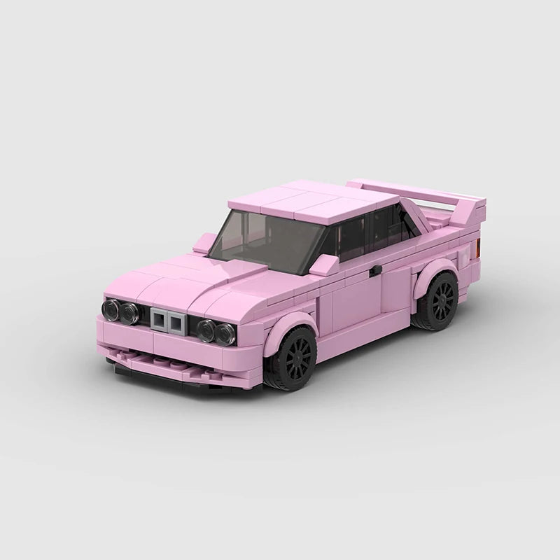 BMW M3 E30 PINK EDITION brick model kit