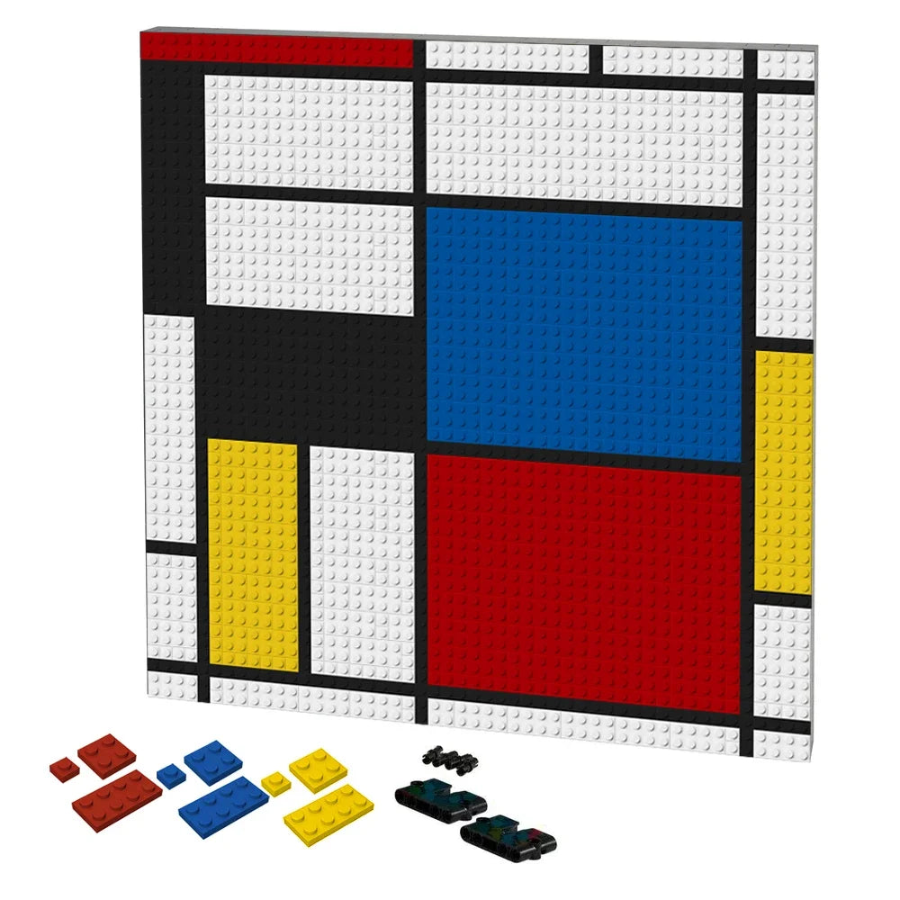 MONDRIAN PAINTING pixel art